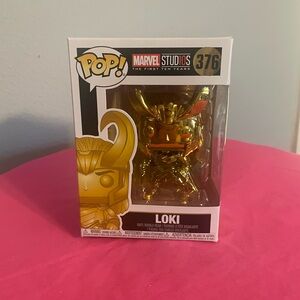 Funko Pop Marvel Golden Loki Bobblehead #376 NWOT